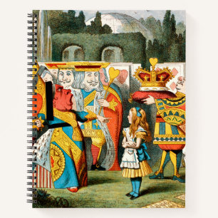 Alice in Wonderland Queen of Hearts Notebook
