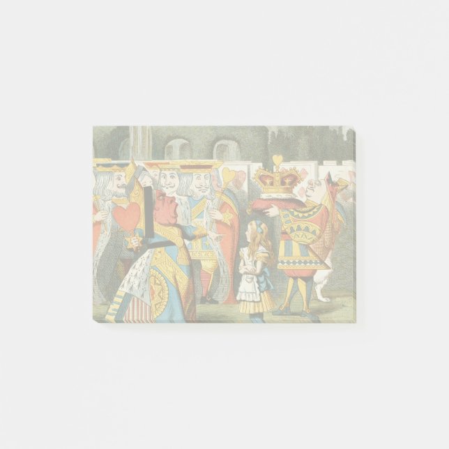 Alice in Wonderland Queen of Hearts Post-it Notes (Front)