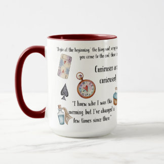 Alice in Wonderland Quotes  Mug