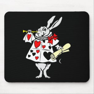 Alice In Wonderland Rabbit Easter Bunny Playing Mu Mouse Mat