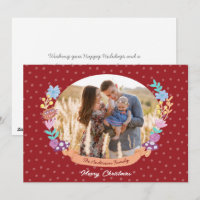 Alice in wonderland red Christmas photo