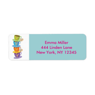 Alice in Wonderland Return Address Labels