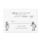 Alice in Wonderland RSVP Response Card