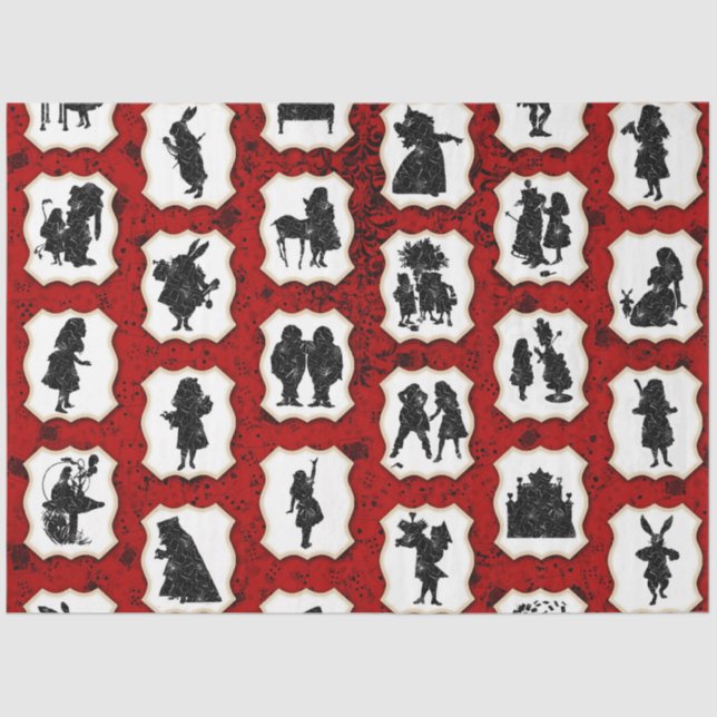 Alice in Wonderland Series Design 3 Tissue Paper (Front)