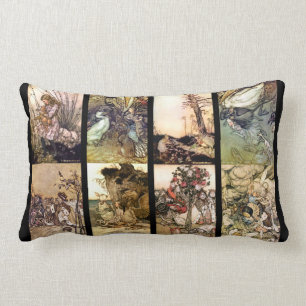 Alice In Wonderland Set Of Eight Images Cushions