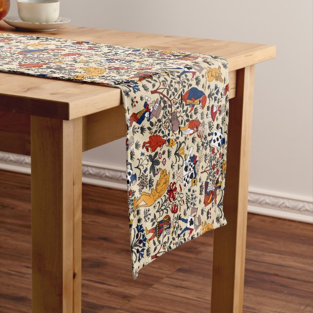 Alice in Wonderland Short Table Runner (In Situ)