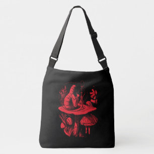 Alice in Wonderland Smoking Centipede Crossbody Bag