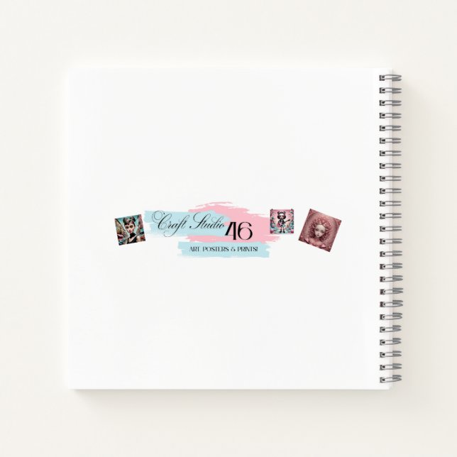 Alice In Wonderland Spiral Notebook - Stationary  (Back)
