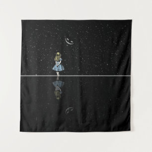 Alice In Wonderland Starry Night Tapestry