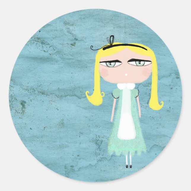 Alice in Wonderland Sticker (Front)