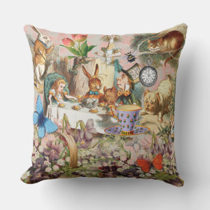 Alice in Wonderland Tea Party Art Cushion