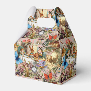 Alice in Wonderland Tea Party Art Favour Box
