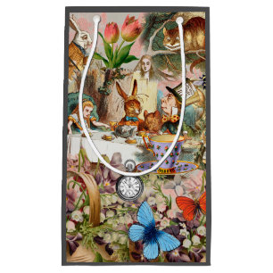 Alice in Wonderland tea party characters Small Gift Bag