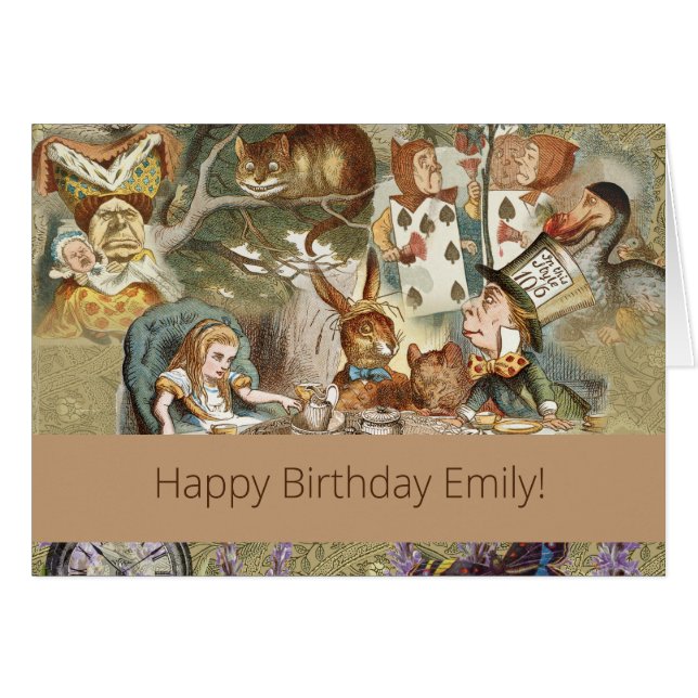 Alice in Wonderland Tea Party Guests (Front Horizontal)