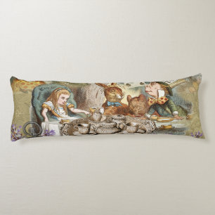 Alice in Wonderland Tea Party Guests Body Cushion