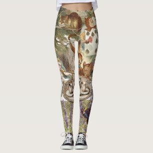Alice in Wonderland Tea Party Guests Leggings