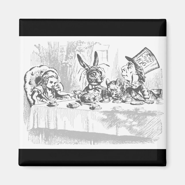 Alice in Wonderland Tea Party Magnet (Front)