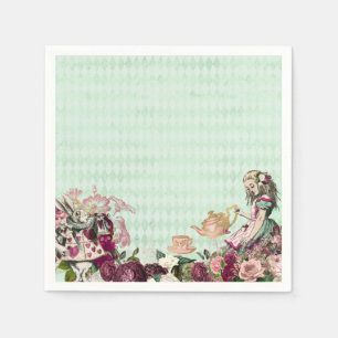 Alice in Wonderland Tea Party Napkins