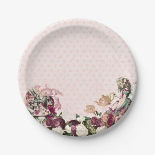 Alice in Wonderland Tea Party Paper Plate