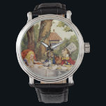 Alice in Wonderland Tea Party Watch<br><div class="desc">Never be late for that important date with this mad hatter Alice in wonderland watch.</div>