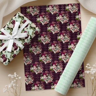 Alice In Wonderland Tea Time Wrapping Paper Sheets