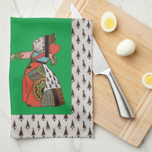 Alice in Wonderland Tea Towel (Quarter Fold)