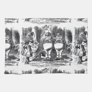 Alice in Wonderland Tea Towel