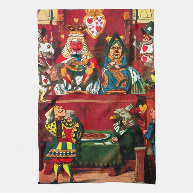 Alice in Wonderland Tea Towel (Vertical)