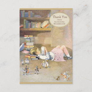 Alice in Wonderland Thank You Bridal Shower Card