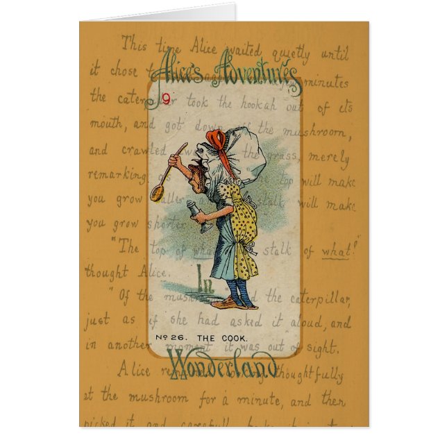 Alice in Wonderland: The Cook (Front)