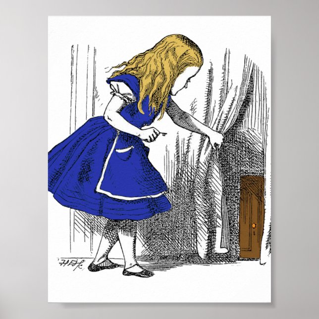 Alice in Wonderland - The Small Door Poster (Front)