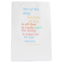 Alice in wonderland themed gift bag