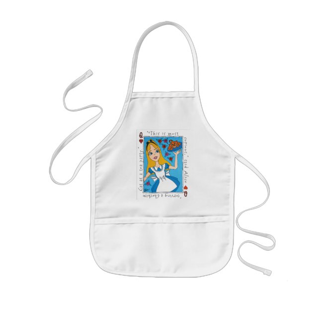 Alice In Wonderland - This Is Most Curious Kids Apron (Front)