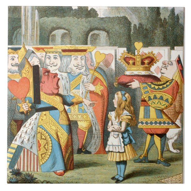 Alice In Wonderland  Tile (Front)