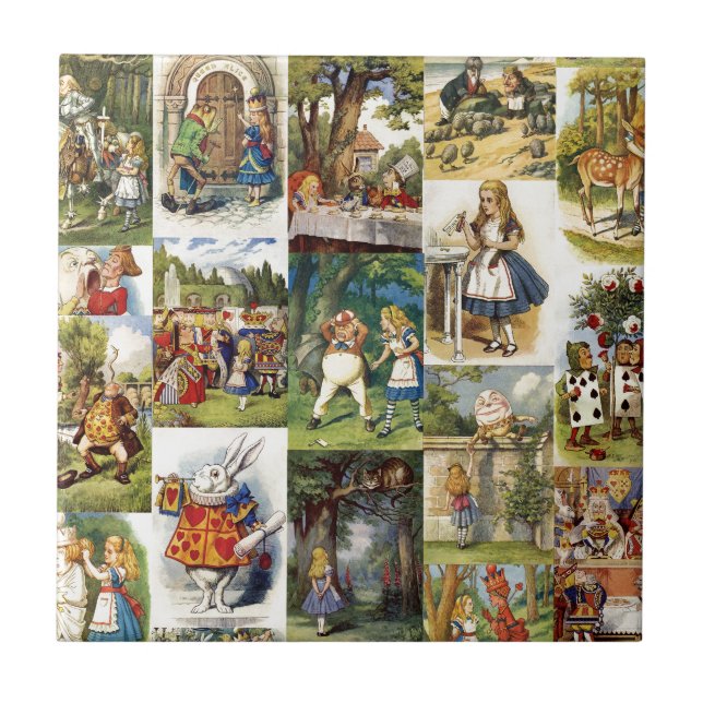 alice in wonderland tile (Front)