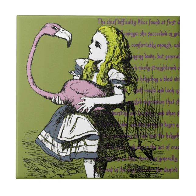Alice in Wonderland Tile (Front)