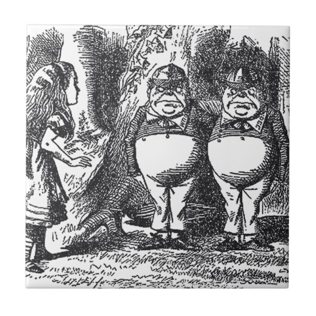 Alice in Wonderland Tile (Front)