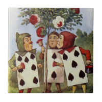Alice in Wonderland Tile, The Gardeners