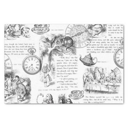 Image of Alice in Wonderland Tissue Paper