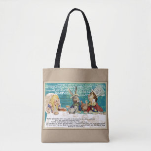 Alice in Wonderland Tote Bag