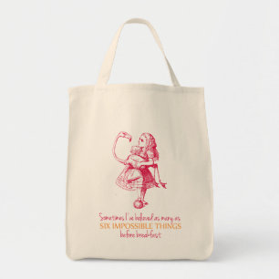 Alice in Wonderland Tote Bag