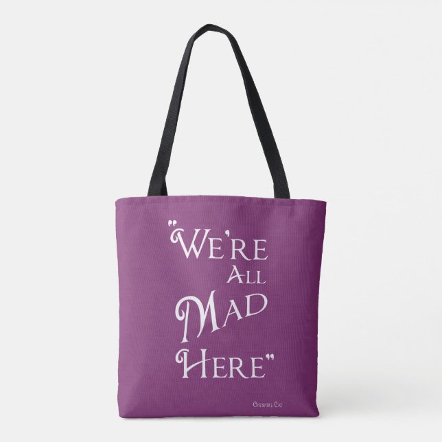 Alice in Wonderland Tote Bag - Mad (Back)