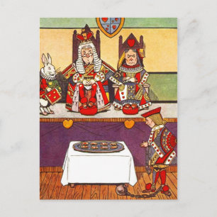 Alice in Wonderland: Trial of the Knave of Hearts Postcard