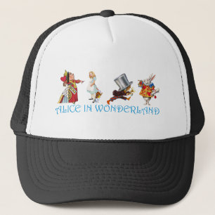 ALICE IN WONDERLAND TRUCKER HAT