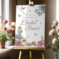 Alice In Wonderland Vintage Story Bridal Shower