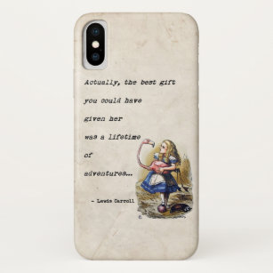 Alice In Wonderland W/Flamingo Adventure Quote Case-Mate iPhone Case
