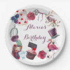 Alice in Wonderland Watercolor Hand Painted Rabbit