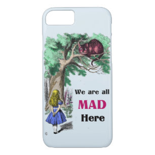Alice in Wonderland   We are all MAD Here iPhone 8/7 Case