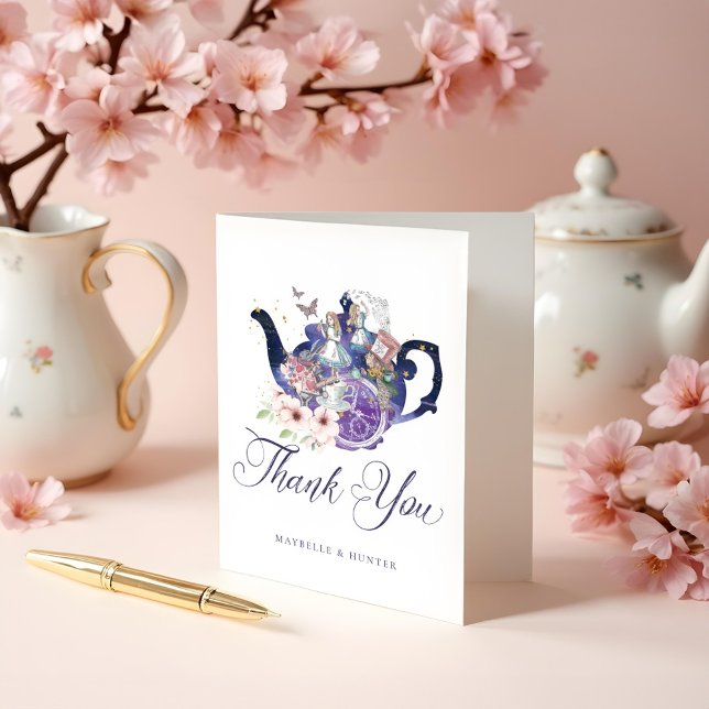 Alice in Wonderland Wedding Wonderland Thank You (Alice in Wonderland Wedding Wonderland Thank You)