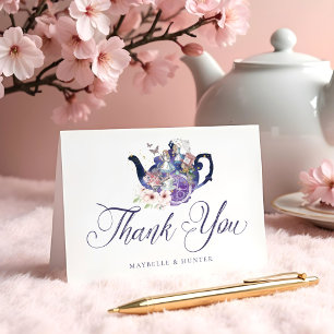 Alice in Wonderland Wedding Wonderland Thank You Card